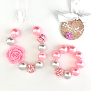Cherry Blossom Bubblegum Bead Set