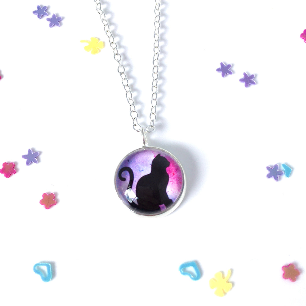 Girls Cat Necklace
