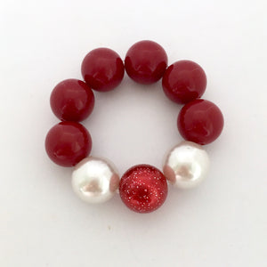 Berry Sparkle Bubblegum Bead Set